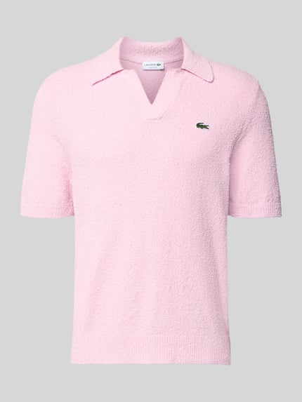 Lacoste regular fit poloshirt van katoenmix Roze - 2
