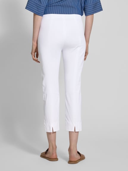 Raffaello Rossi Skinny fit comfortbroek in verkorte pasvorm Wit - 5