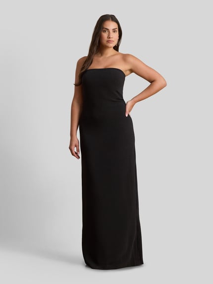 Lauren Ralph Lauren Figurbetontes Abendkleid mit hohem Beinschlitz Black 6