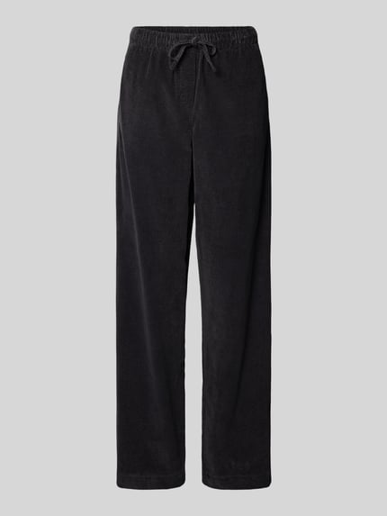 ARMEDANGELS Wide leg corduroy broek van katoenmix, model 'JAIMILAA CORDUROY' Antraciet - 2