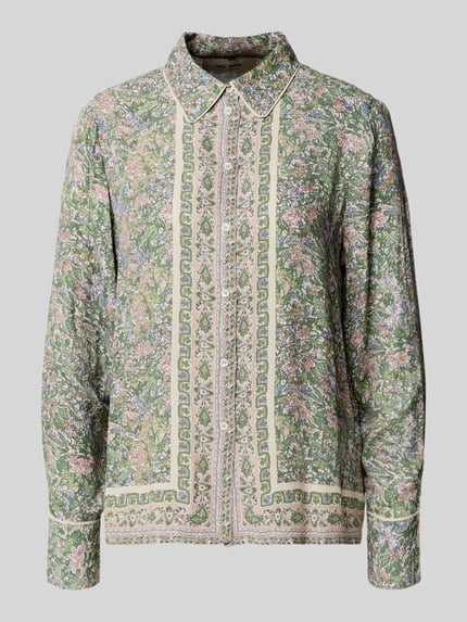 Regular Fit Bluse aus Viskose Modell 'Kana' Shop The Look MANNEQUINE