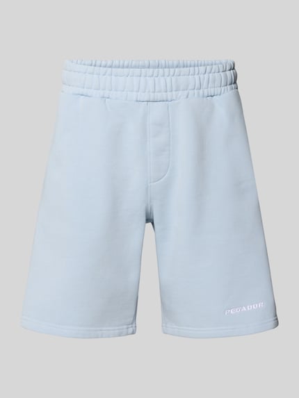 Regular Fit Sweatshorts mit Logo-Stitching Shop The Look MANNEQUINE