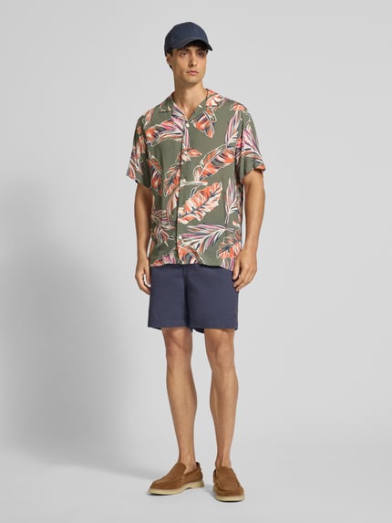 Tommy Hilfiger Koszula casualowa o kroju regular fit z czystej wiskozy Oliwkowy 1