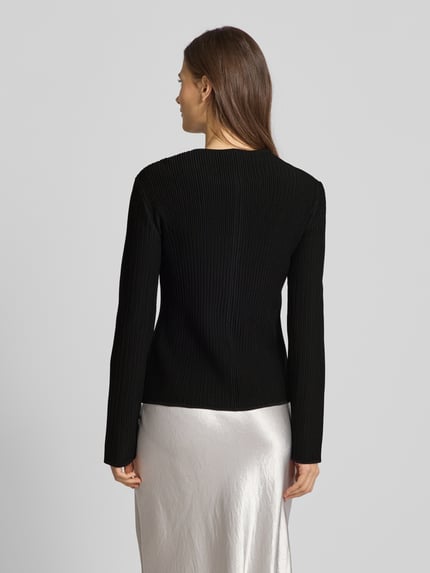 Emporio Armani Strickjacke aus Viskose-Mix Black 5