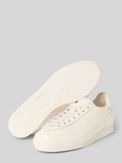 Polo Ralph Lauren Low Top sneakers van echt leer Model 'HESTER' Offwhite - 4