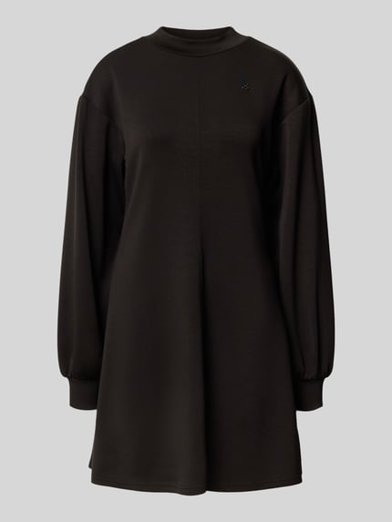 Scotch & Soda Knielanges Kleid mit Label-Detail Black 2