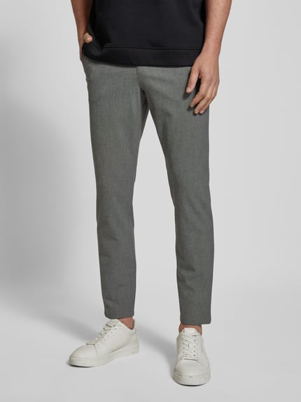 Selected Slim Fit Chino mit Eingrifftaschen Modell 'ROBERT'
Hellgrau Melange 4