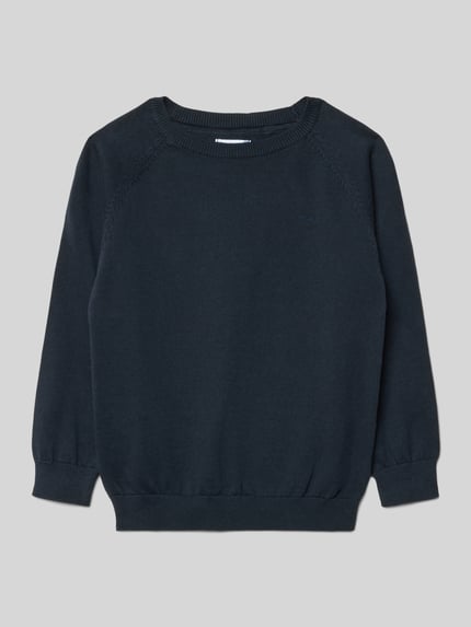 Mayoral Strickpullover mit gerippten Abschlüssen Marine 1