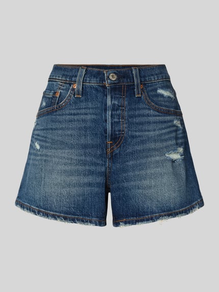 Levi's® 300 Szorty jeansowe o kroju regular fit z mieszanki bawełny Granatowy 2