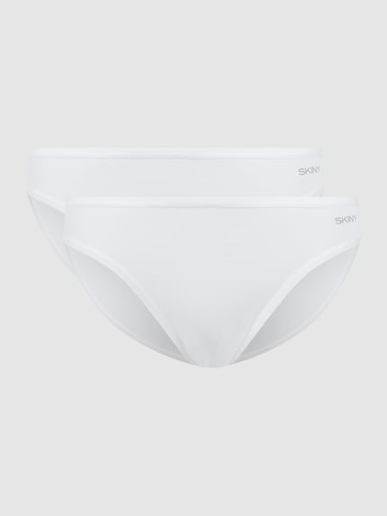 SKINY Slip van microvezel in een set van 2 stuks, model 'Every Day In Micro' Wit - 2
