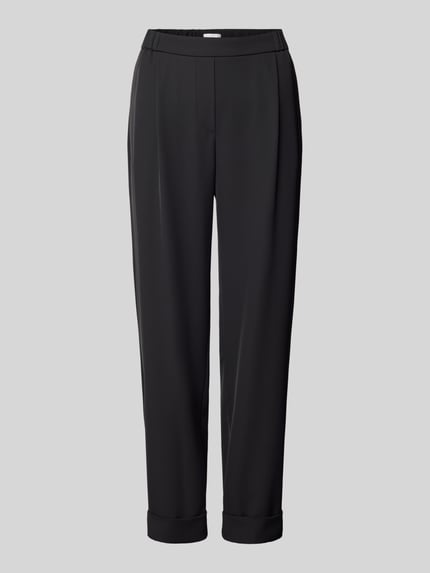 Slim Fit Anzughose mit Bundfalten Shop The Look MANNEQUINE
