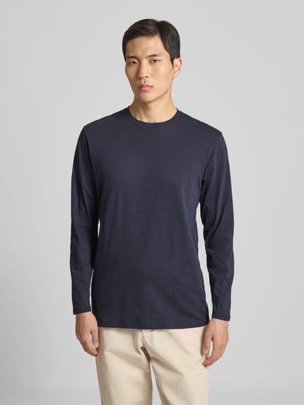 RAGMAN Longsleeve met ronde hals Marineblauw - 4