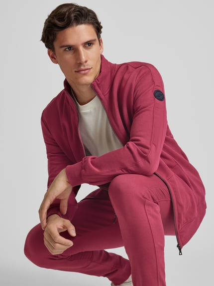 JOY Sweatjacke mit Stehkragen Modell 'DORIN' Bordeaux 3