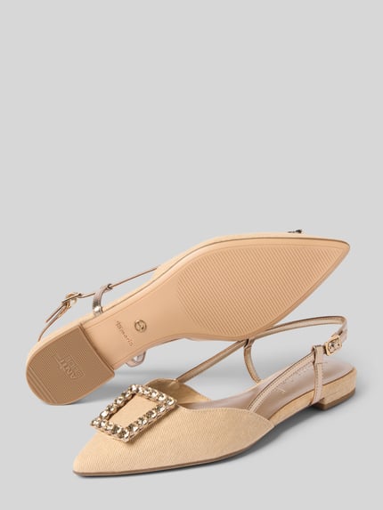 Tamaris Ballerinas mit Applikation Camel 4