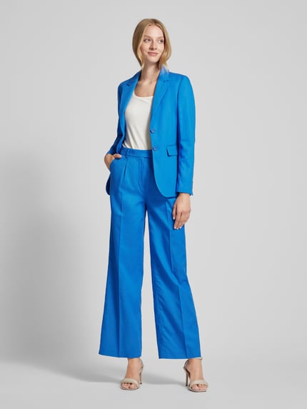 MORE & MORE Blazer met reverskraag Koningsblauw - 1