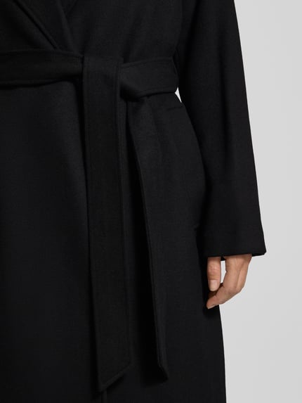 Selected Regular Fit Mantel aus Woll-Mix Modell 'ROSA' Black 3
