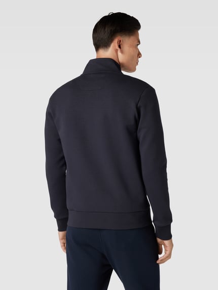 BOSS Green Sweatjacke mit Stehkragen Modell 'Skaz' Marine 5
