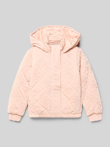 GUESS parka met capuchon Roze - 1