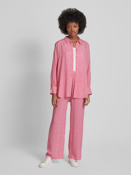 Smith and Soul Hemdbluse mit Allover-Muster Pink 1
