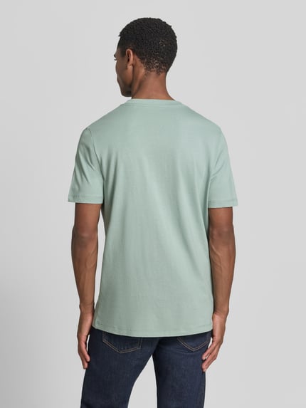 s.Oliver RED LABEL regular fit T-shirt van puur katoen Lindegroen - 5