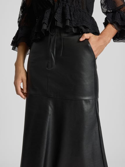Bardot Midirock mit französischen Eingrifftaschen Modell 'KINDRA' Black 3