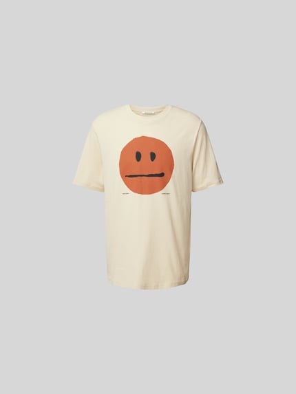 Wood Wood T-Shirt mit Motiv-Print Sand 2