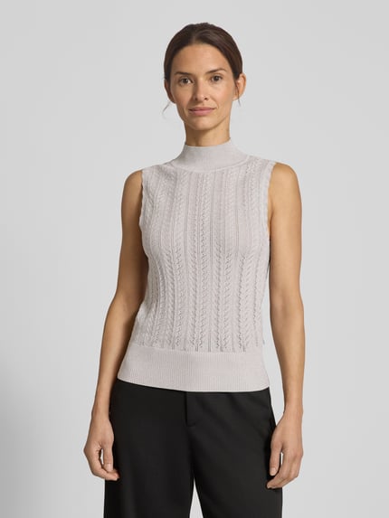 Scotch & Soda Pullunder aus Viskose-Mix mit Stehkragen Silber 4