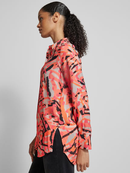 Smith and Soul Regular fit overhemdblouse met manchetten Felroze - 3