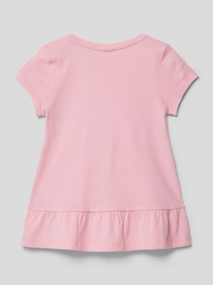 s.Oliver RED LABEL T-Shirt mit Statement-Print Rosa 3