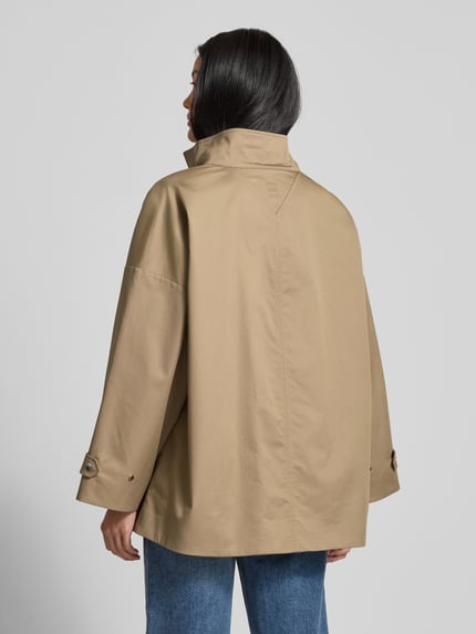 Tommy Hilfiger Loose Fit Jacke aus Baumwoll-Mix Beige 5