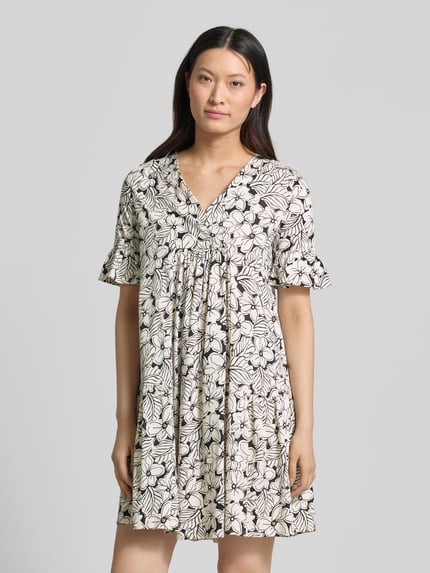 Weekend Max Mara A-Linien Kaftankleid aus reiner Baumwolle Modell 'FUOCO' Black 4