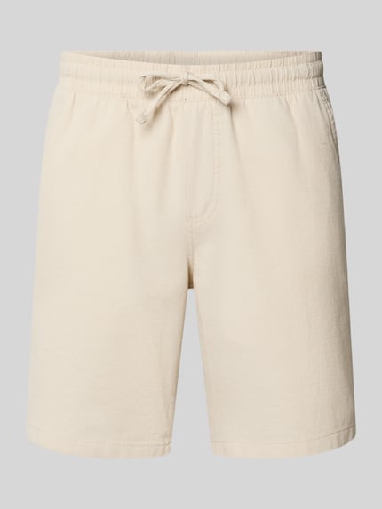 Productfoto, Shorts met structuurpatroon model 'JAIDEN' van Jack & Jones, puur katoen, regular fit, elastische band, tunnelkoord, heren