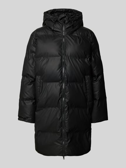 FREE/QUENT Regular Fit Steppmantel mit Zweiwege-Reißverschluss und Eingrifftaschen Black 2