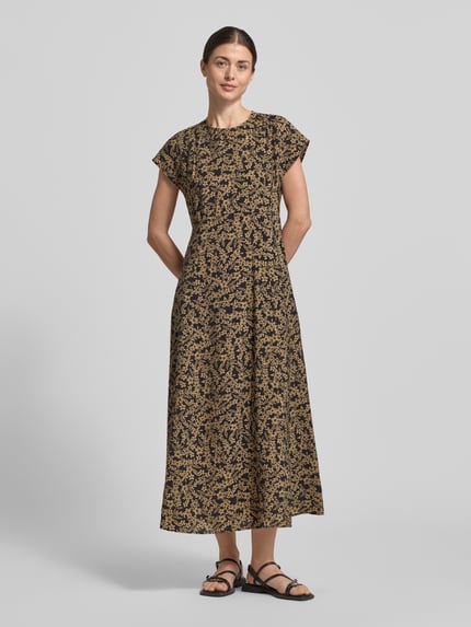 Marc O'Polo Relaxed Fit Freizeitkleid aus Viskose-Mix Marine 4