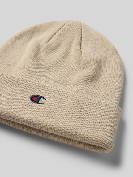 Champion Beanie mit Label-Detail Beige 2