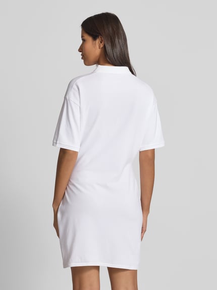 Polo Ralph Lauren Polokleid mit Knotendetail Weiss 5