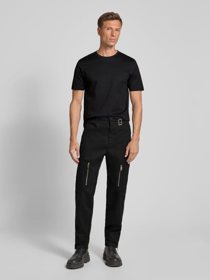 HUGO Regular Fit T-Shirt aus reiner Baumwolle Modell 'DIMERSTEE' Black 1