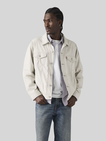 Levi's® Kurtka dżinsowa o kroju relaxed fit Piaskowy 4