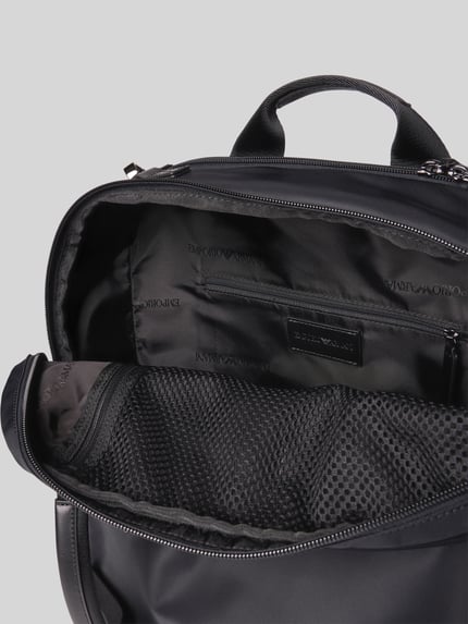Emporio Armani Rucksack mit Label-Detail Black 5