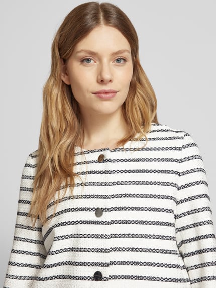 COMMA Blazer mit durchgehender Knopfleiste Offwhite 3