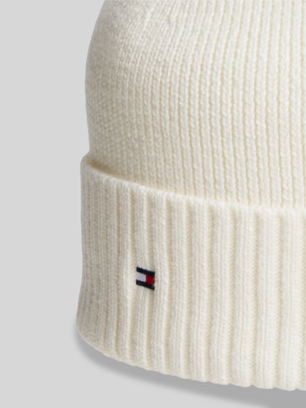 Tommy Hilfiger Mütze mit Logo-Detail Offwhite 2