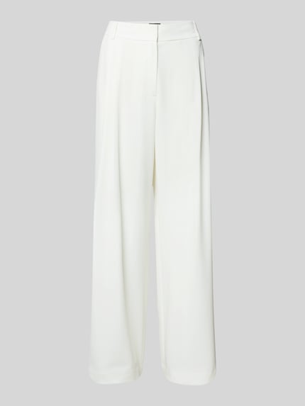 s.Oliver BLACK LABEL Weite Hose mit Viskose-Anteil Offwhite 2