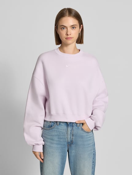 Nike Oversized sweatshirt van katoenmix Lichtroze - 4