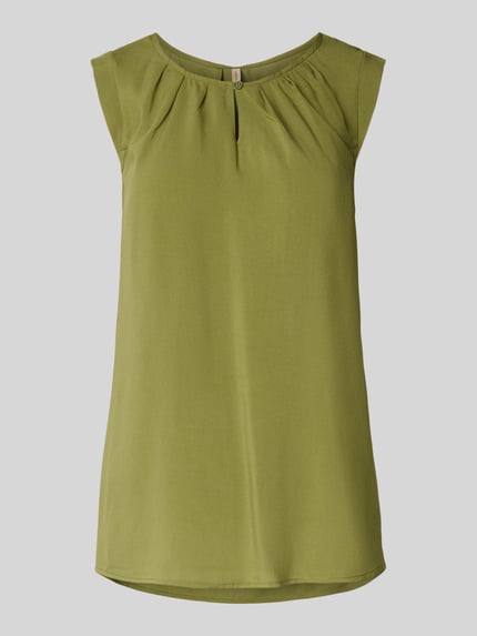 Soyaconcept Tanktop mit Raffungen Modell 'RADIA' Khaki 2