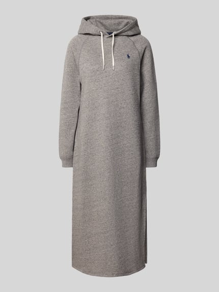 Polo Ralph Lauren Sweatkleid mit Kapuze Mittelgrau 2
