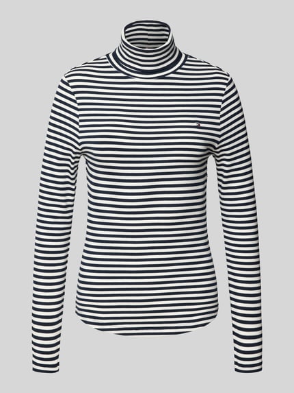 Tommy Hilfiger Slim fit shirt met lange mouwen van viscosemix Marineblauw - 2