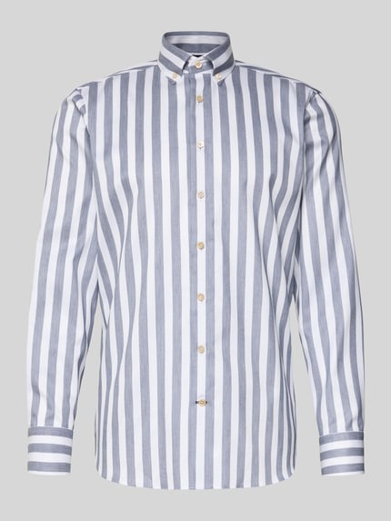 OLYMP SIGNATURE Slim Fit Freizeithemd mit Button-Down-Kragen Modell 'Sergio' Marine 2
