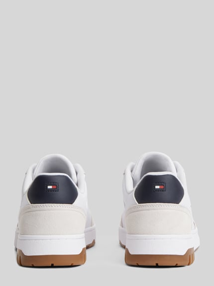 Tommy Hilfiger Sneakers van echt leer met logo-opschrift Wit - 5