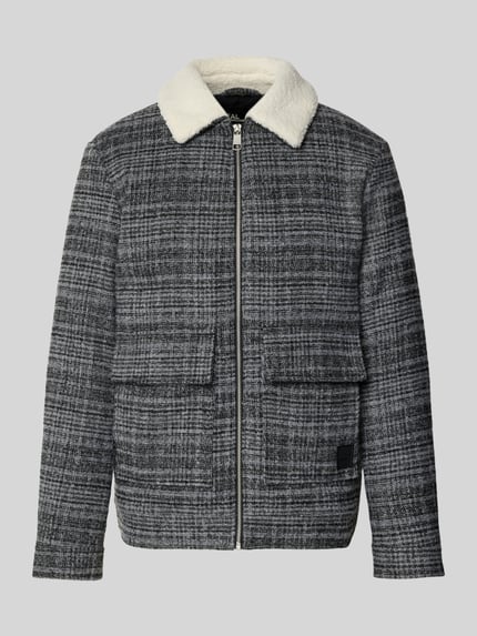 MCNEAL Regular Fit Jacke mit mit Woll-Anteil Anthrazit 2