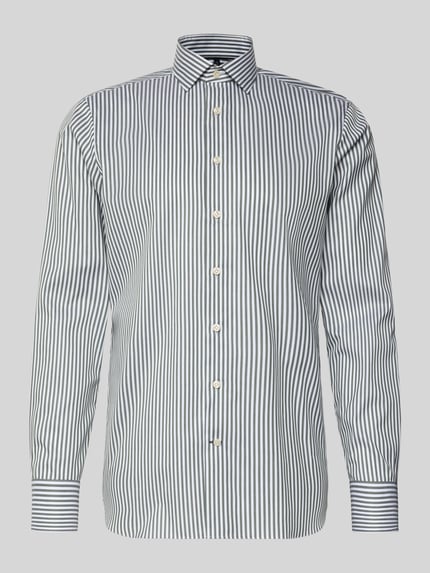 OLYMP SIGNATURE Slim Fit Freizeithemd mit Kentkragen Modell 'Namur' Oliv 2